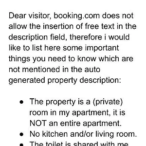 Nicole, Not For Parties, Not A Hotel, With Shared Bathroom, No Kitchen Accommodatie bij particulieren